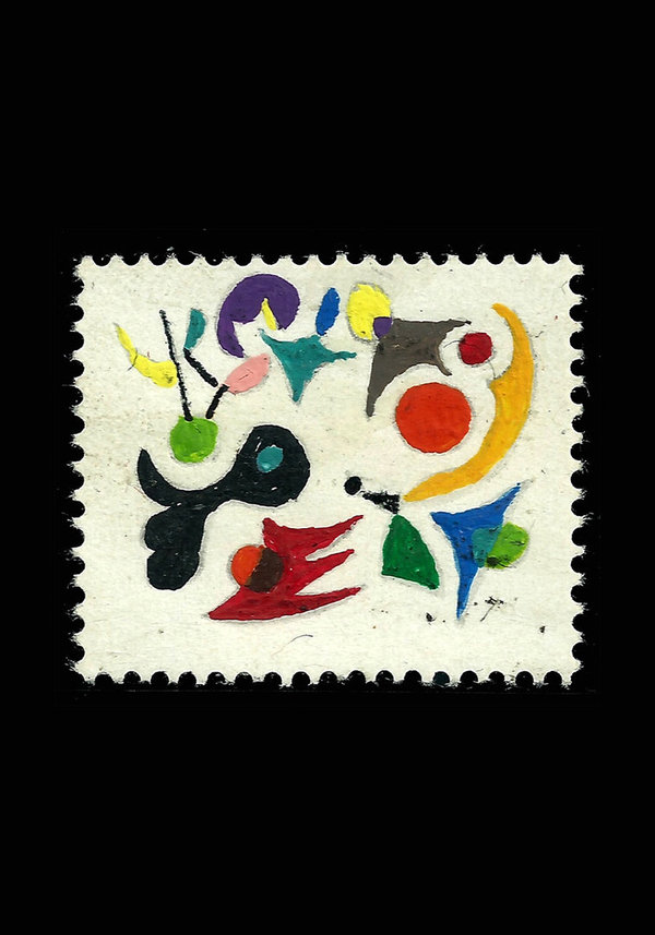Briefmarke "Der vorgetäuschte Krieg"